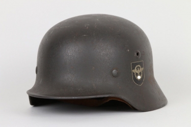 Police M40 double decal helmet - Q66 