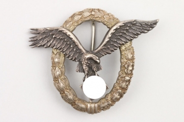 Luftwaffe Pilot's Badge - CEJ "flat-wreath"