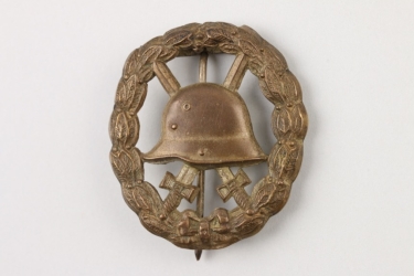 WW1 Wound Badge in silver - cut out 