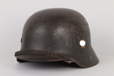 Waffen-SS M35 double decal helmet 