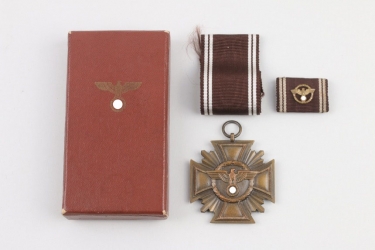 NSDAP Long Service Award in bronze in case 