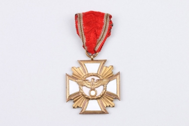 NSDAP Long Service Award in gold - Deumer 