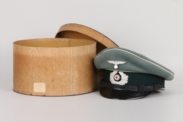 Heer Infanterie EM/NCO visor cap in box (named) 