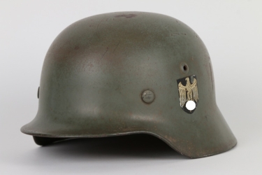 Heer M35 double decal helmet - ET64 