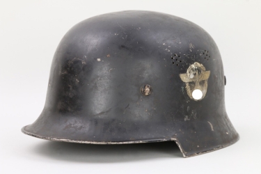 Police M34 double decal helmet