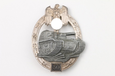 Tank Assault Badge in silver "JFS" - Grade III