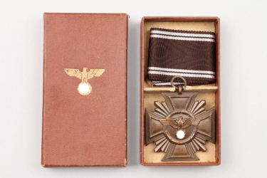 NSDAP Long Service Award in bronze in case