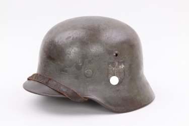 Heer M35 double decal "zimmerit" helmet