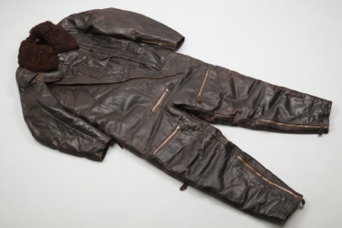 Luftwaffe leather flight suit