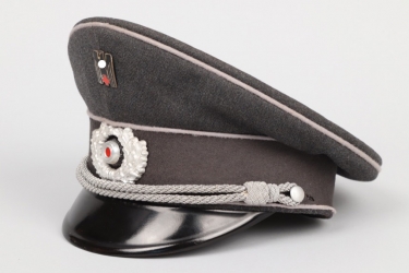 Third Reich DRK leader's visor cap - named