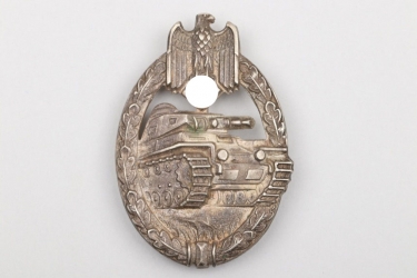 Tank Assault Badge in silver - tombak