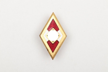 HJ membership badge in gold - numbered