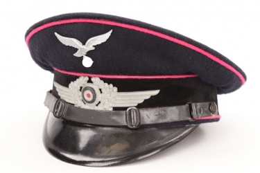 Luftwaffe fire brigade visor cap EM/NCO