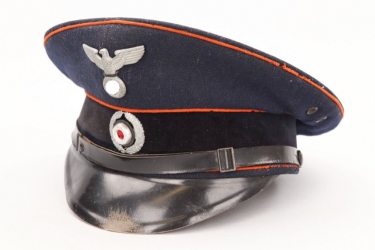 Third Reich Reichspost visor cap