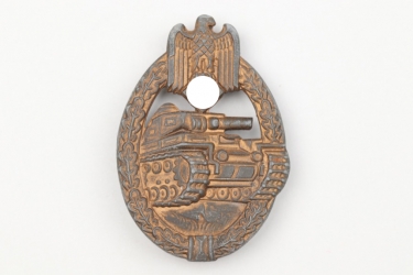Tank Assault Badge in bronze - f.o.
