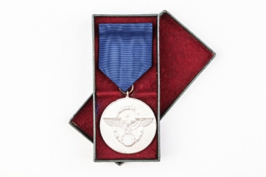 Cased Police 8 years Long Service Award
