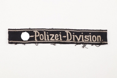 SS cuffband "SS-Polizei-Division" EM/NCO