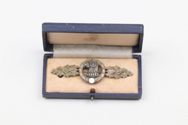 Squadron Clasp for Aufklärer (Juncker) in silver + case