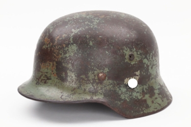 Heer M40 single decal camo helmet ET68
