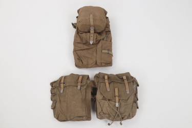 Wehrmacht Pionier 3 assault bags with belt