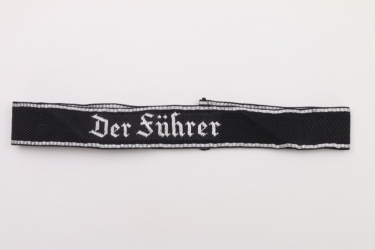 SS-VT "Der Führer" officer's cuffband - flatwire