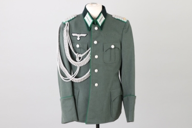 Genlt. Stettner - Gebirgsjäger ornamented tunic as a Oberstleutnant