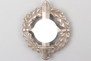 SA Sports Badge in silver - REDO