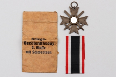 1939 War Merit Cross 2nd Class with swords in bag