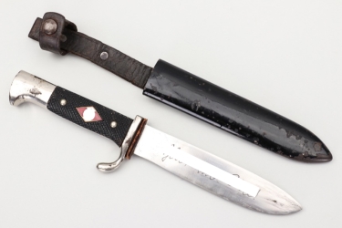 HJ knife with motto - Plücker