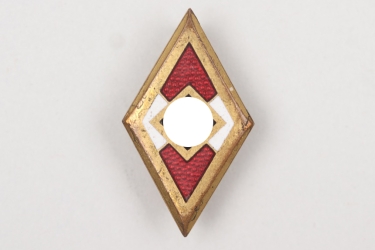 HJ membership badge in gold M1/78 - numbered