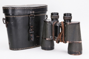 1944 Wehrmacht 10x50 binoculars in leather case