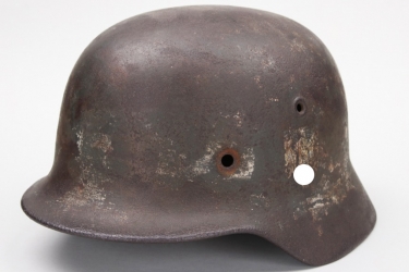 Heer M40 single decal camo helmet shell - ET66