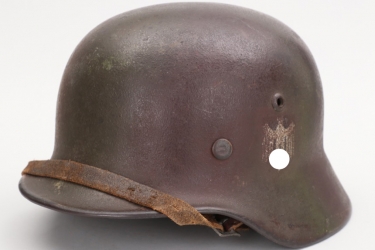 Heer M35 single decal camo helmet - EF64