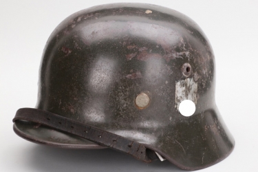 Heer M35 double decal helmet - EF62