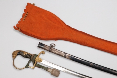 Heer officer's sabre with portepee & bag - Höller