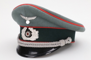 Heer Artillerie officer's visor cap - EREL "Frischluft"
