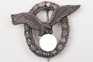 Late war Luftwaffe Pilot's Badge - BSW