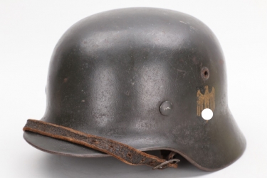 Kriegsmarine M35 single decal helmet - SE66