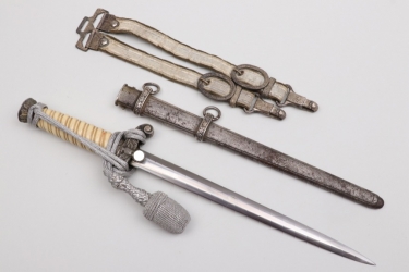 Heer officer's dagger with hangers & portepee - Siegfried