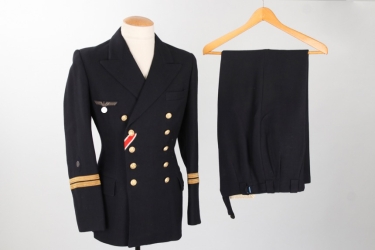 Kriegsmarine Colani uniform grouping - Oberleutnant (Ing.)