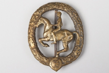German Horse Riding Badge in bronze