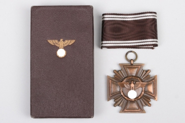 NSDAP Long Service Award in bronze in case - M1/34