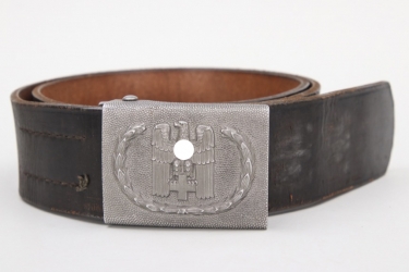 Third Reich DRK buckle & belt - EM/NCO
