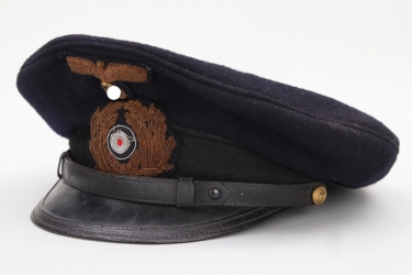 Kriegsmarine NCO's visor cap - Kramer named