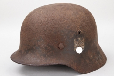 Heer M40 single decal helmet
