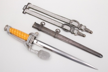 Heer officer's dagger with hangers & portepee - Herder