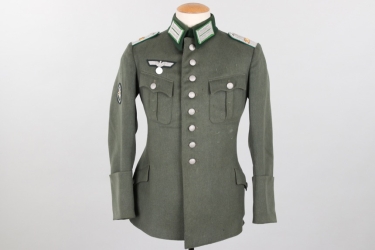 Heer Geb.Jäg.Rgt.100 dress tunic to a German Cross recipient