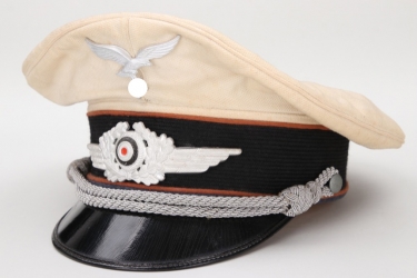 Luftwaffe Nachrichten officer's summer visor cap