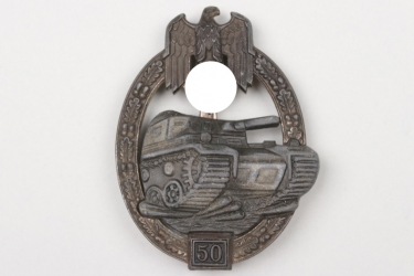 Tank Assault Badge in silver - 50 (JFS)