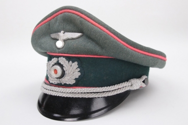 Heer Panzer officer's visor cap - EREL